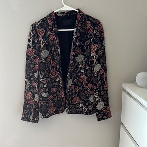 Floral blazer
